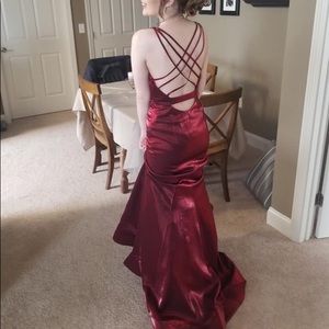 Clarisse Red Prom Dress